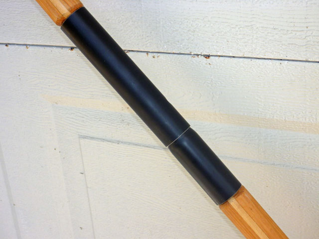 DIY 2 piece, adjustable wooden paddle for fishing kayak